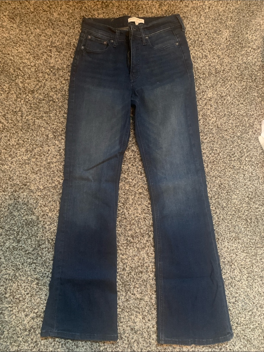 Banana Republic Indigo Flare Wide-Leg Jeans